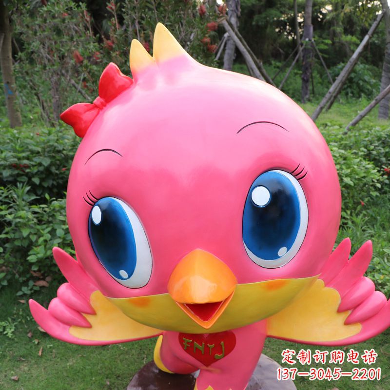 广州中领雕塑精致玻璃鸽子雕塑