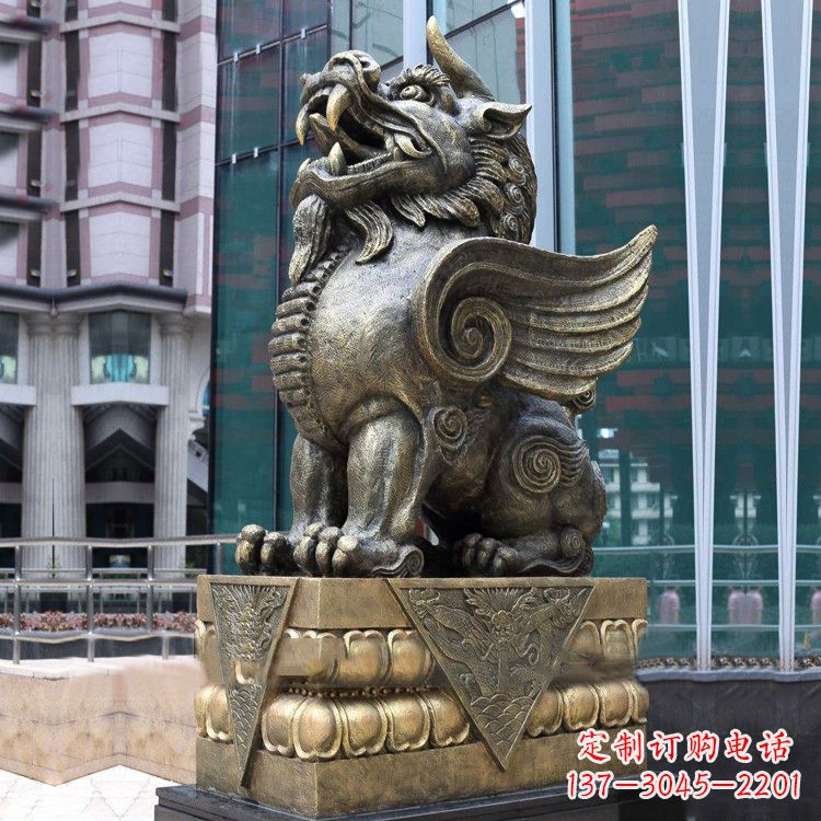 广州享受艺术的迷人之美:貔貅铜雕