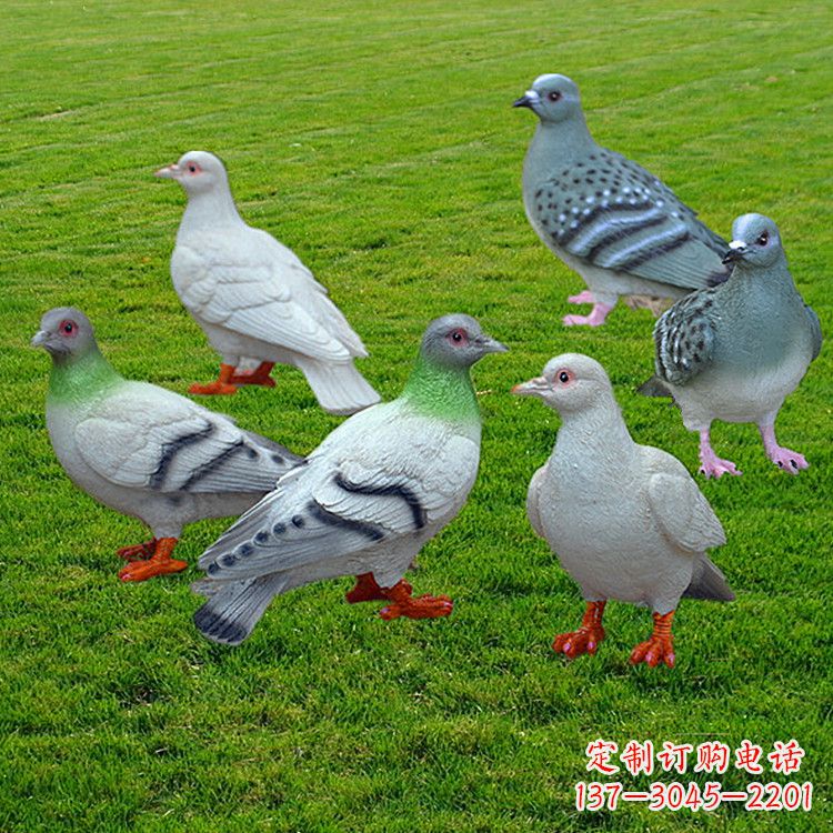 广州兰州和平鸽雕塑