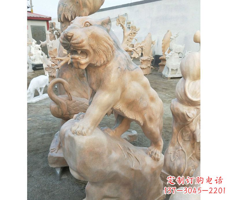 广州老虎石雕公园十二生肖动物