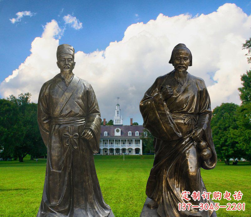 广州传承古代名人——华佗雕塑