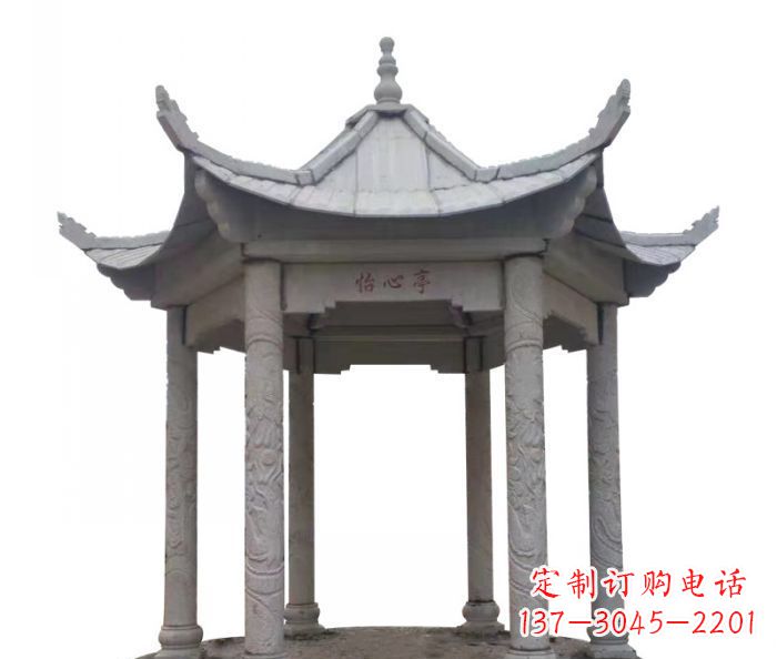 广州精美凉亭石雕–精细雕刻制作精致的艺术品