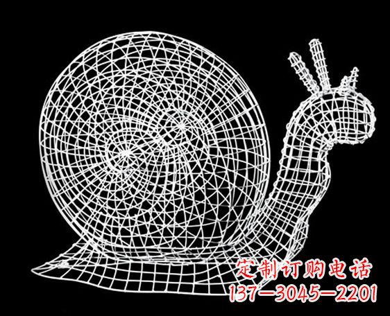 广州中领雕塑的蜗牛镂空雕塑