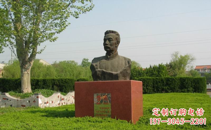 广州鲁迅胸像近代名人铜雕，荟萃中国精神精髓