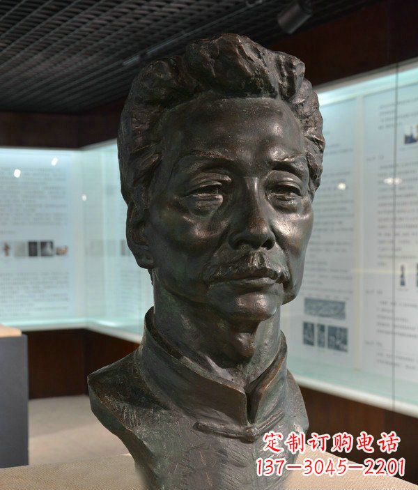 广州鲁迅名人铜雕雕塑—传承文化，永久纪念
