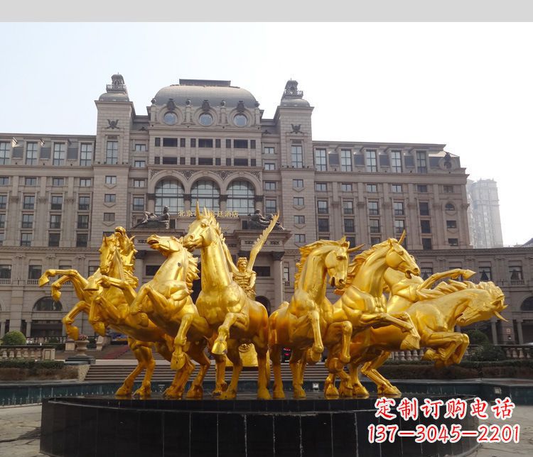 广州马动物铜雕