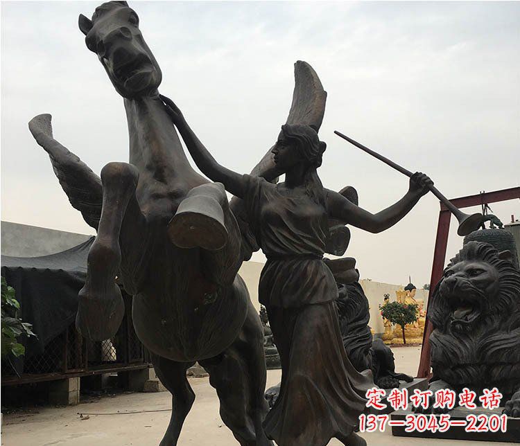 广州精美马动物铜雕摆件