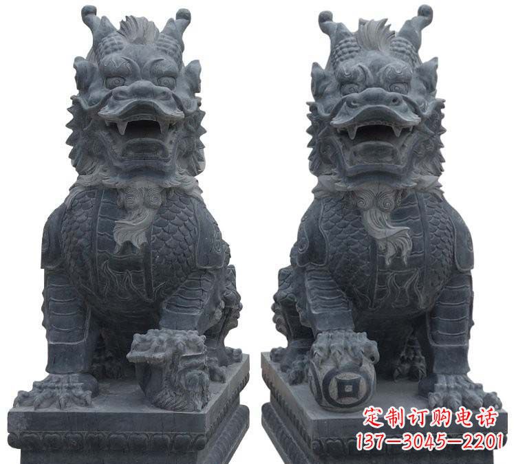 广州传统文化精灵--石雕麒麟