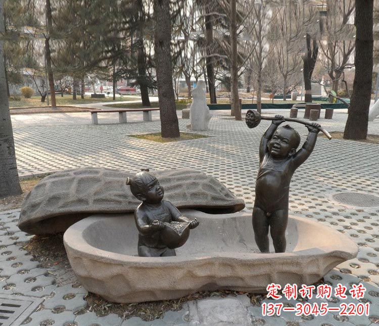 广州中领雕塑:拿莲蓬和石榴,让铜雕流传爱的美好