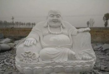 广州质感非凡的汉白玉弥勒佛雕塑