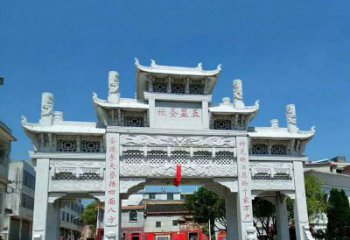 广州全新定制石牌坊雕塑，为您的寺院注入历史文脉