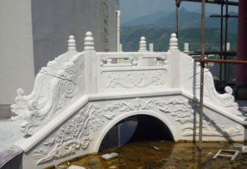 广州汉白玉庭院装饰石桥雕塑