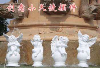 广州中领雕塑：汉白玉小天使雕塑
