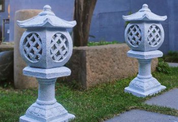 广州花岗岩石灯笼雕塑——点缀家园，照亮晚宴