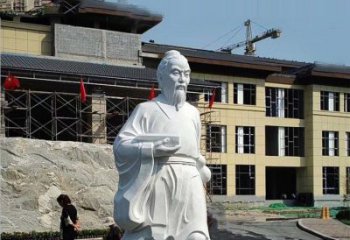 广州高雅精美的华佗白玉石雕像