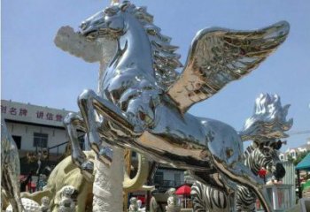 广州中领雕塑定制的飞马雕塑