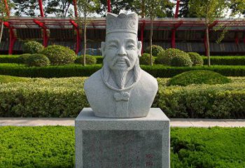 广州精美绝伦，欧阳询石雕头像