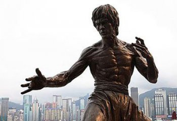 广州李小龙铜雕，为您展现明星的精彩！