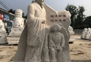 广州传承经典，欣赏王羲之景观石雕