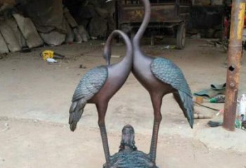 广州龙龟仙鹤铜雕——传承传统，增添福气