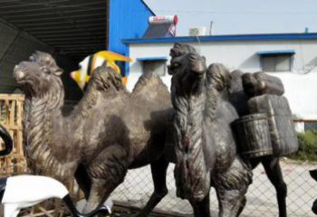 广州骆驼铜雕塑，刻画最精致的美丽