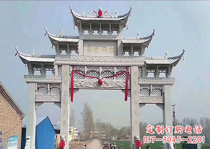 广州牌坊石雕龙