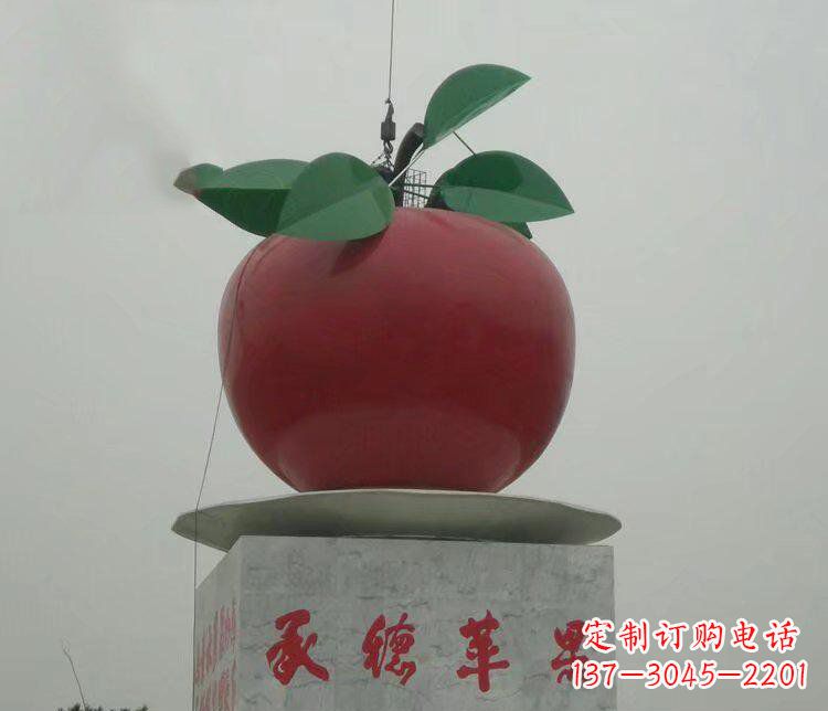 广州苹果城市玻璃钢雕塑