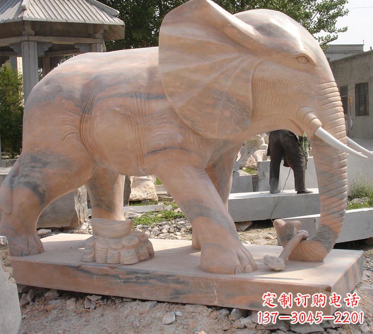 广州企业大象石雕