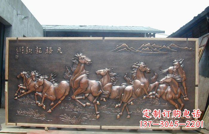 广州中领雕塑:古典造型的精美马雕塑