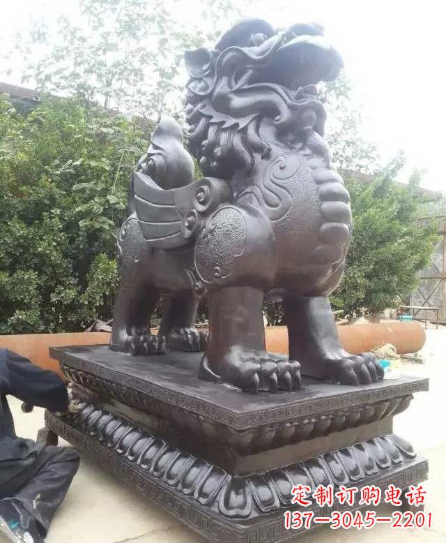 广州打造传统艺术象征——精美貔貅雕塑