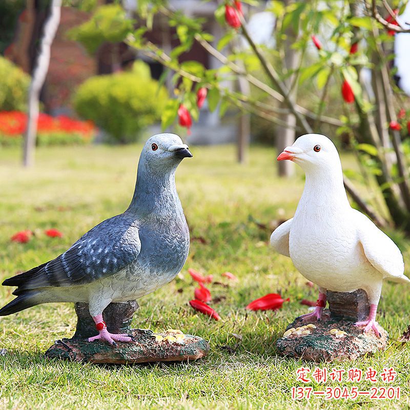 广州秦皇岛和平鸽雕塑:表达和平与友谊的象征