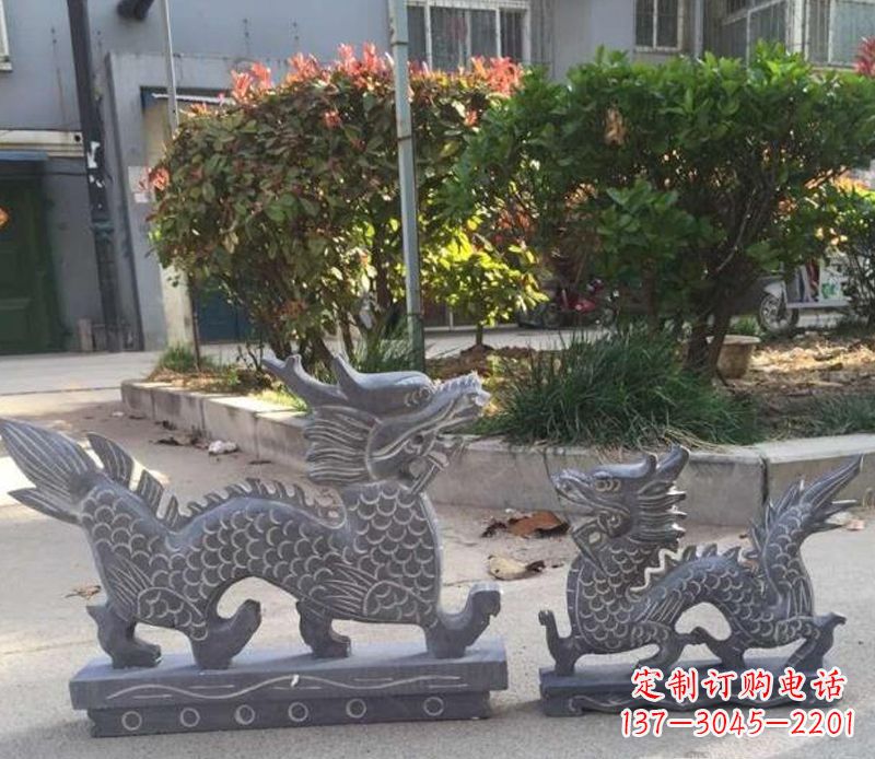 广州青石雕刻母子龙是由中领雕塑工厂家生产的一…