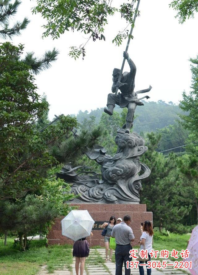 广州佛教中的传奇：青铜孙悟空雕塑