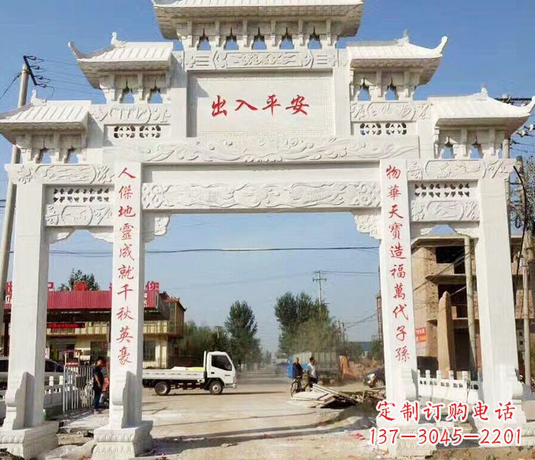 广州三门石牌坊石雕_2 (2)