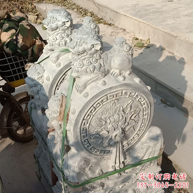 广州石雕仿古门墩