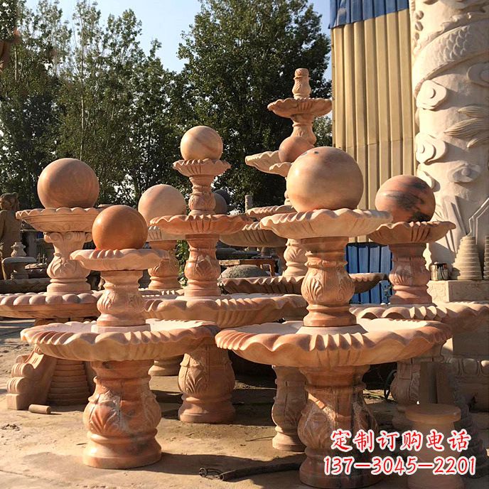 广州石雕风水球