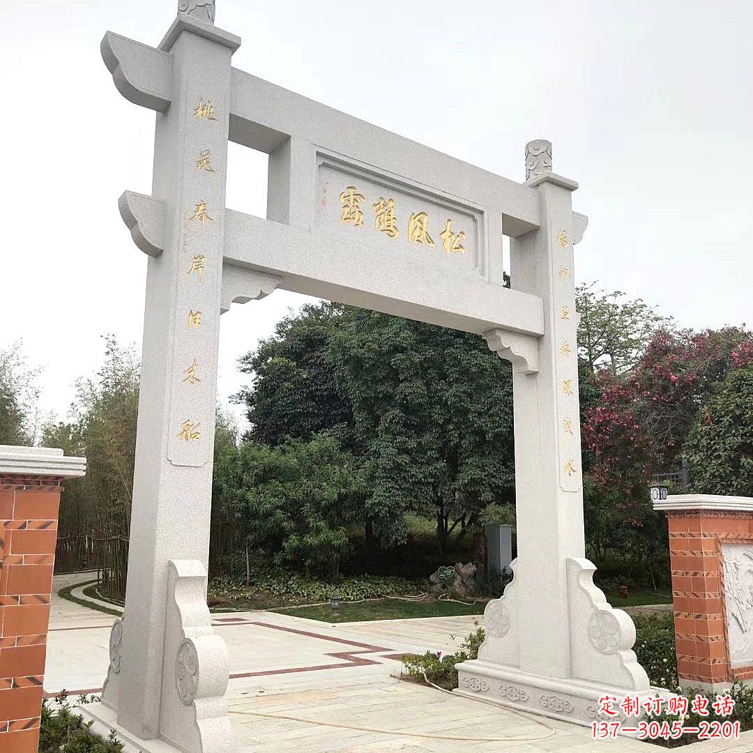 广州精美绝伦,贵族气质的牌坊雕塑