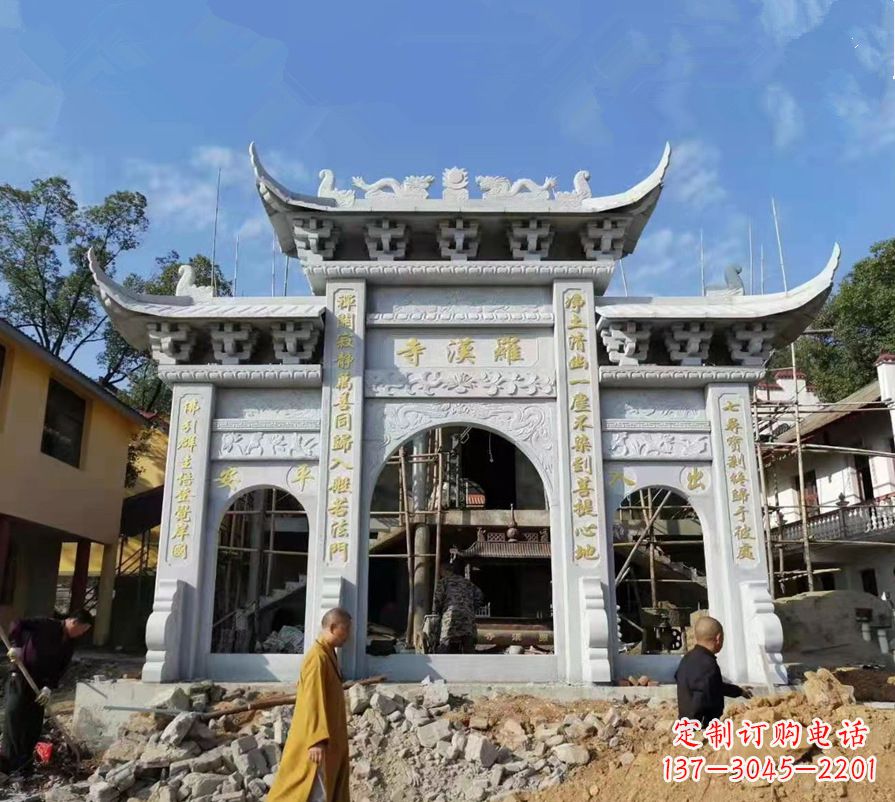 广州西安中领雕塑:高端定制牌坊雕塑