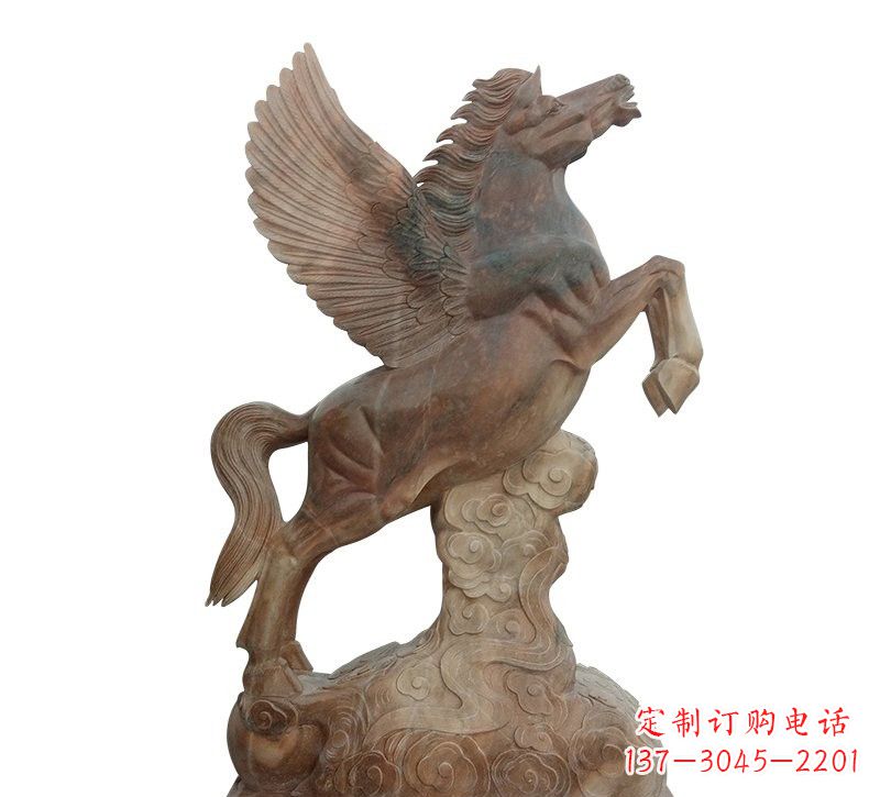 广州石雕祥云飞马