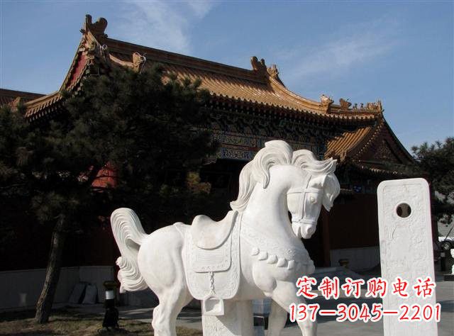 广州石雕小马