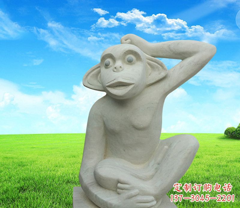 广州石雕小猴子