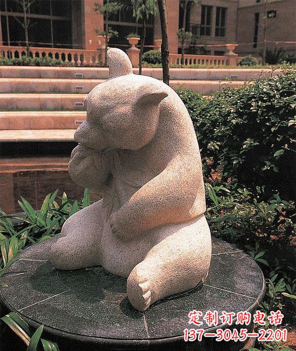 广州石雕熊猫