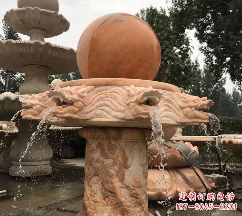 广州石雕自然流水喷泉