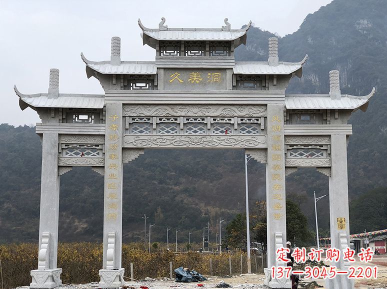 广州石牌坊 石雕