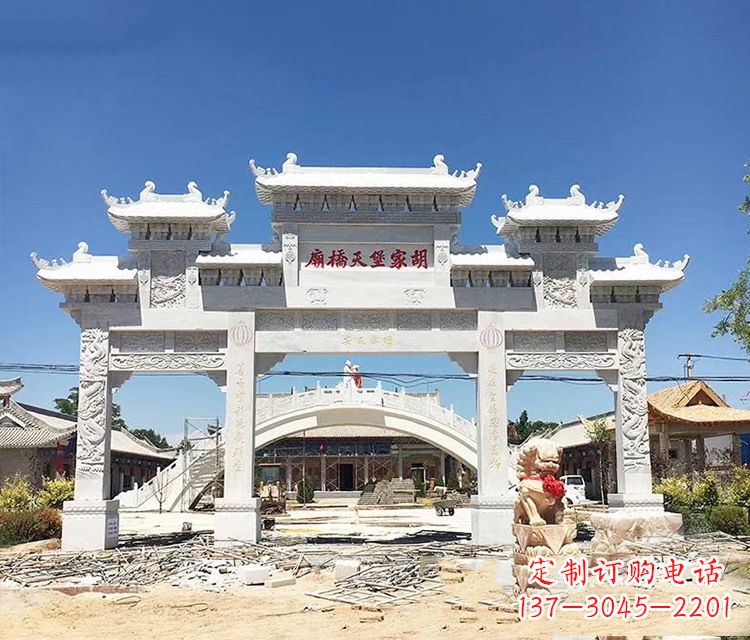 广州石牌坊的雕刻