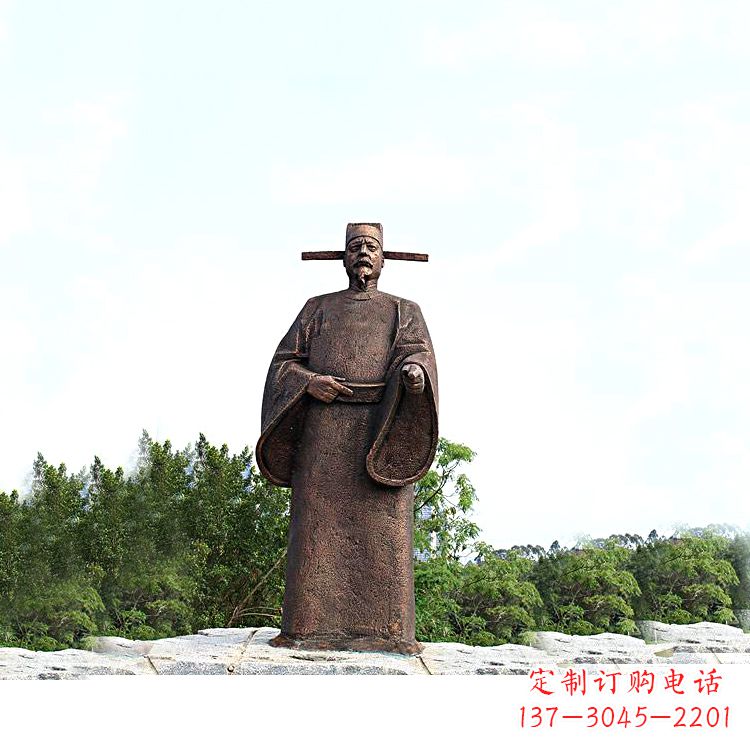 广州世界法医学鼻祖纯铜宋慈公园景区终归历史名人雕像