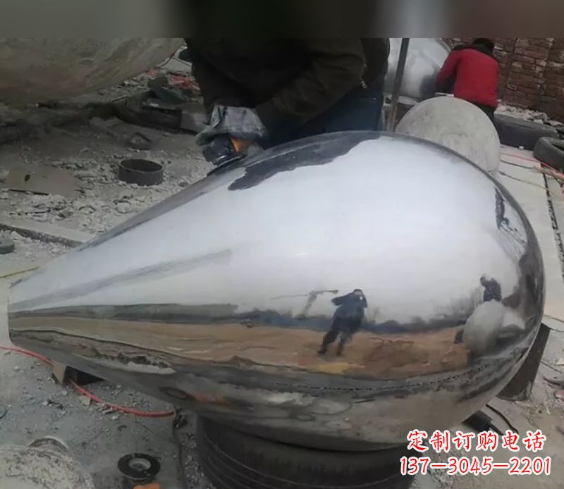 广州水滴不锈钢商场雕塑