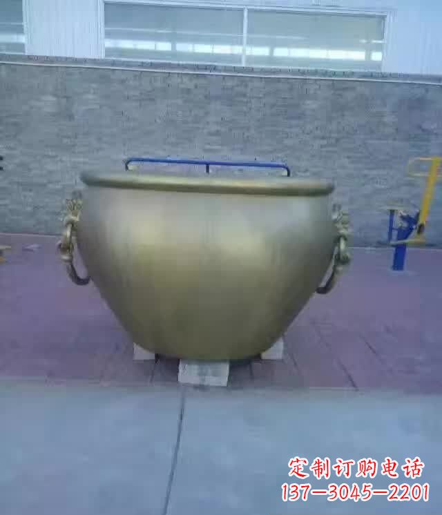 广州水缸铜雕塑