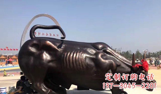 广州水牛铜雕