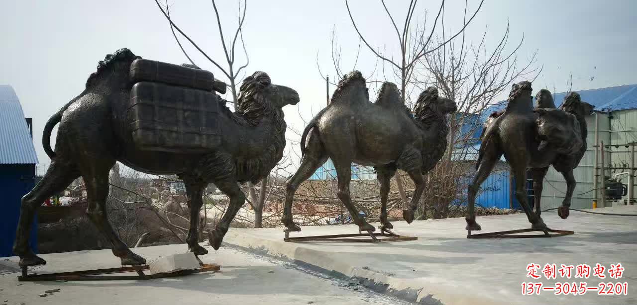 广州丝绸之路铜骆驼雕塑